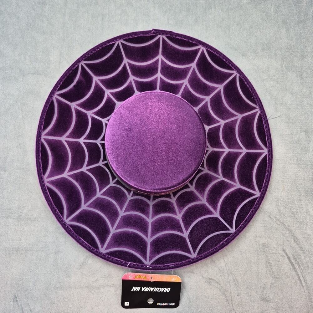 Monster High Draculaura Hat Purple Spirit Halloween Costume Cosplay New - Picture 2 of 7